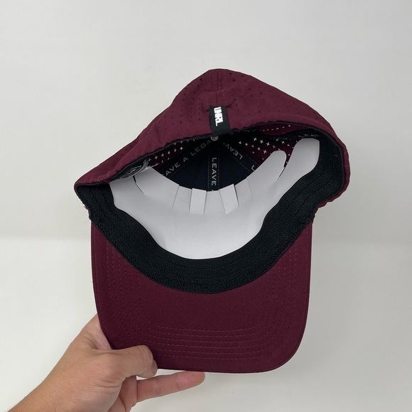 UNRL Mens Explorer StretchFit Hat Mid Pro Maroon - Picture 3 of 4